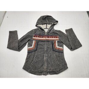 Lucky Lotus Lucky Brand Womens Softest Knitwear Full Zip Hooded Jacket Size Med